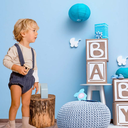 Ralphie deep-blue brace romper with top