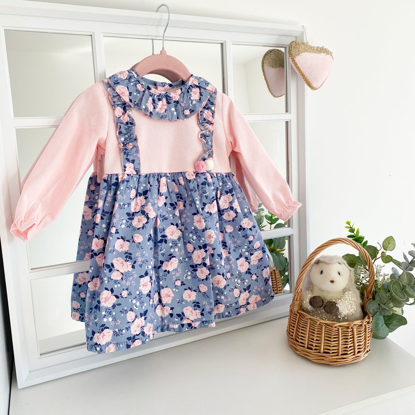 Blossom pink floral dress