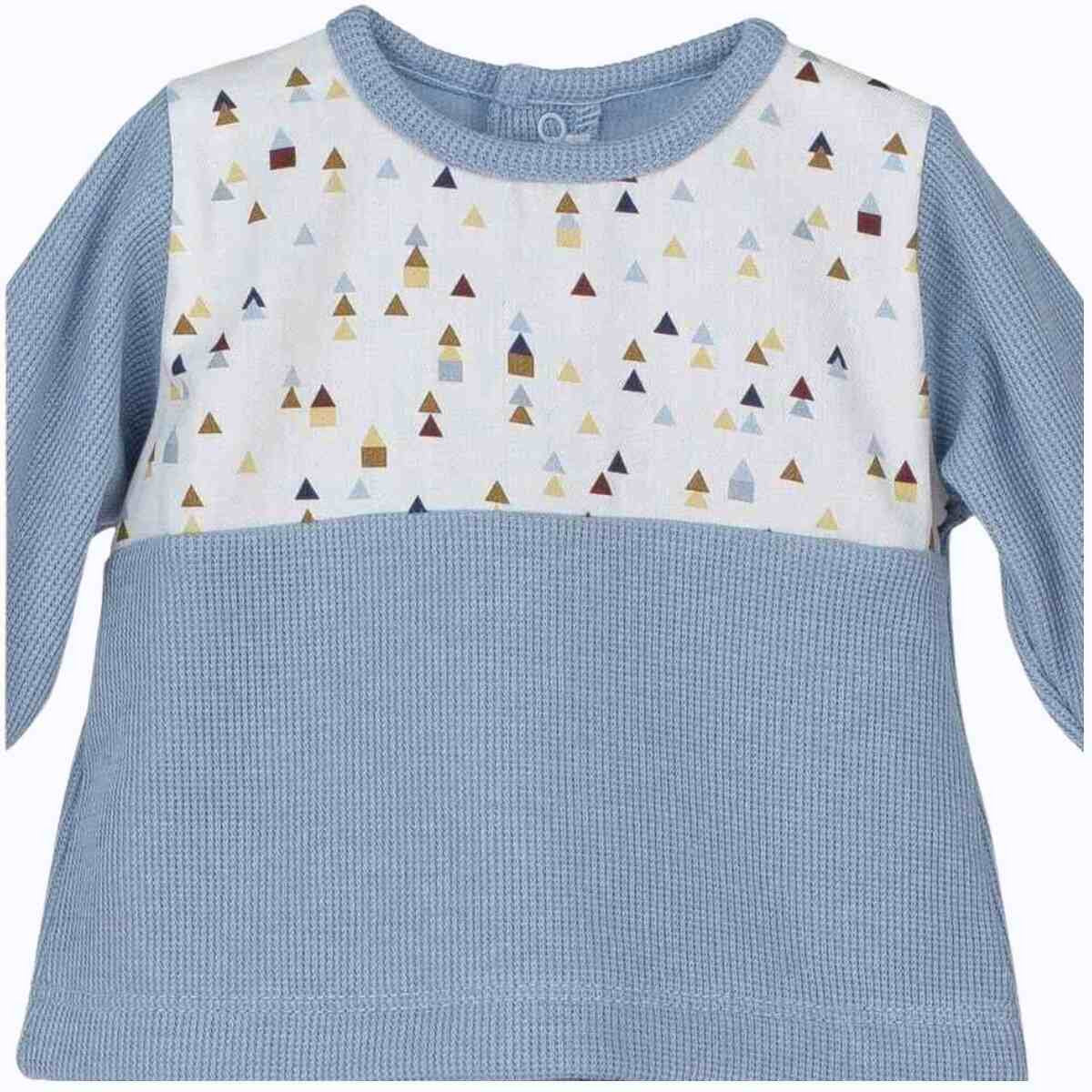 Harry blue printed top and trousers set