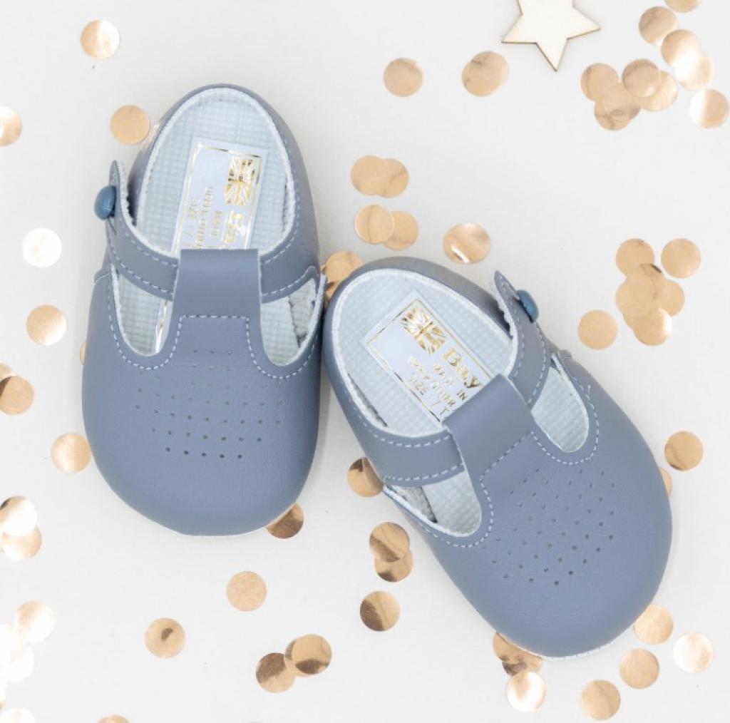 Grey pre-walker shoes
