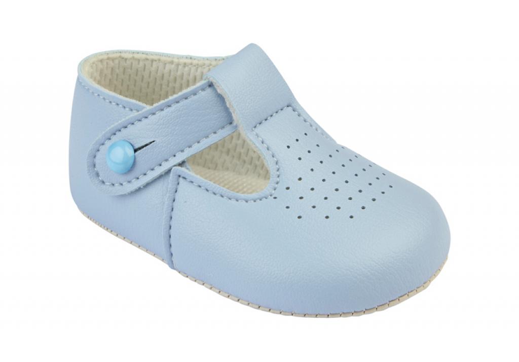 Sky blue pre-walker shoes