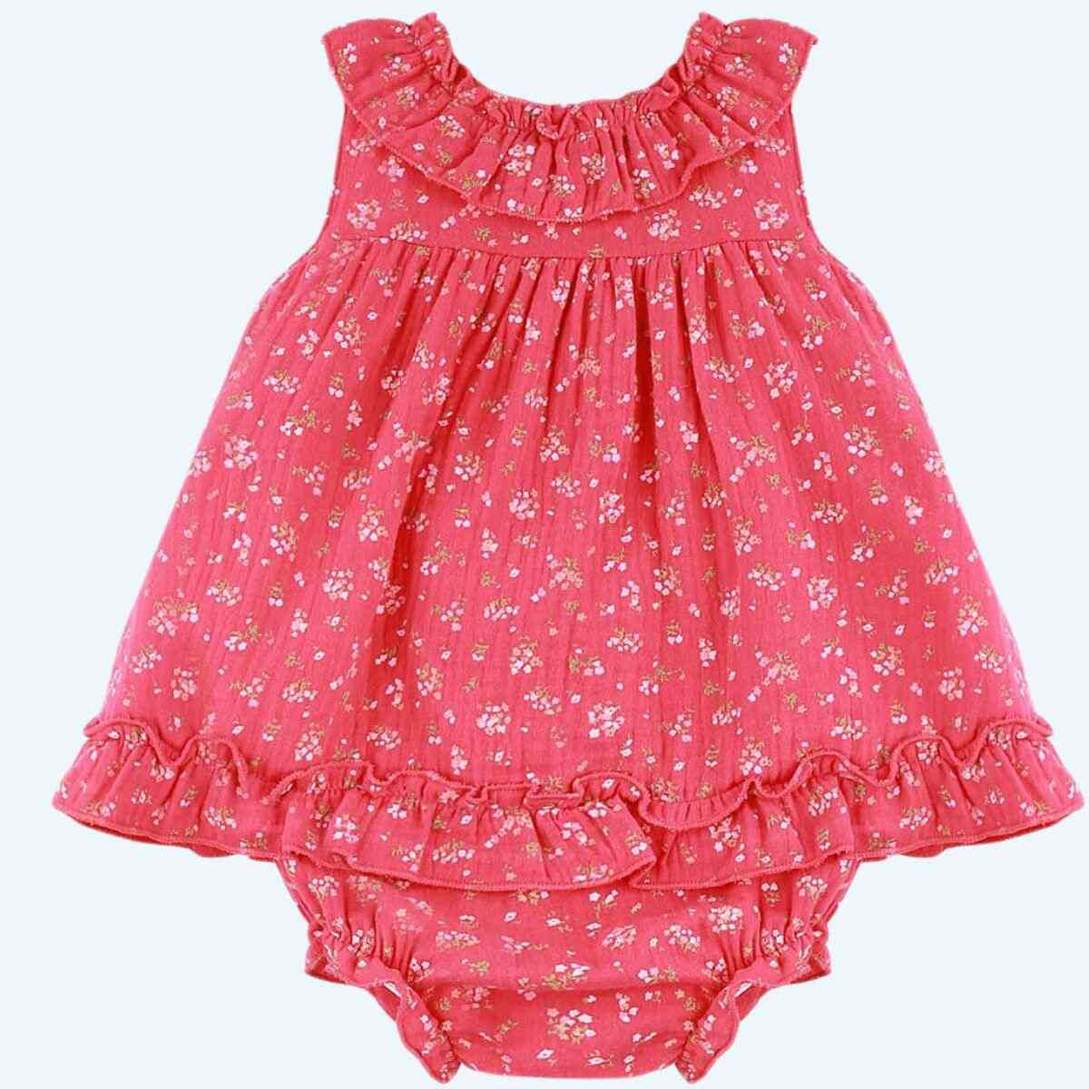 Ruiz red floral ditsy dress set