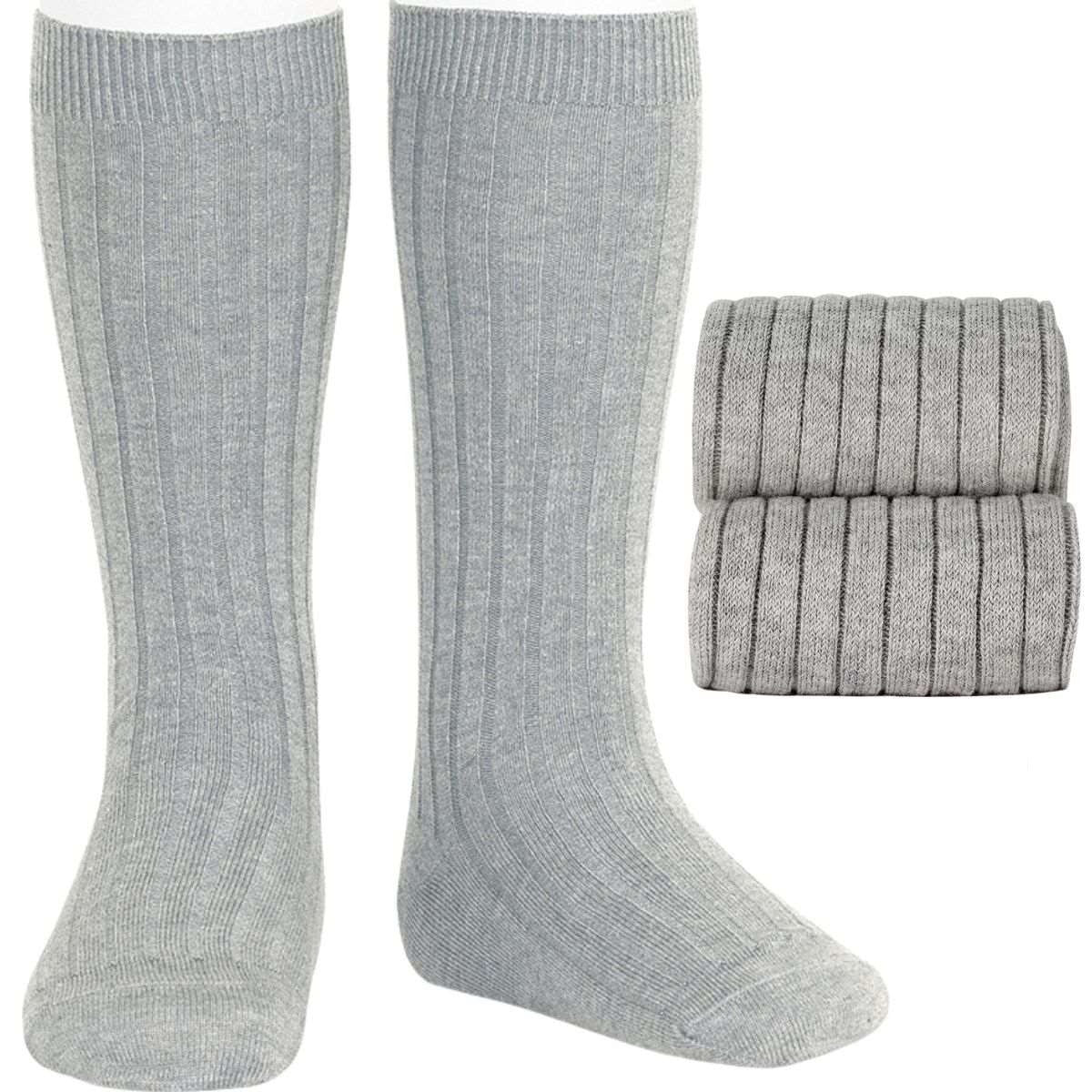 Ribbed knee high socks (various colours)