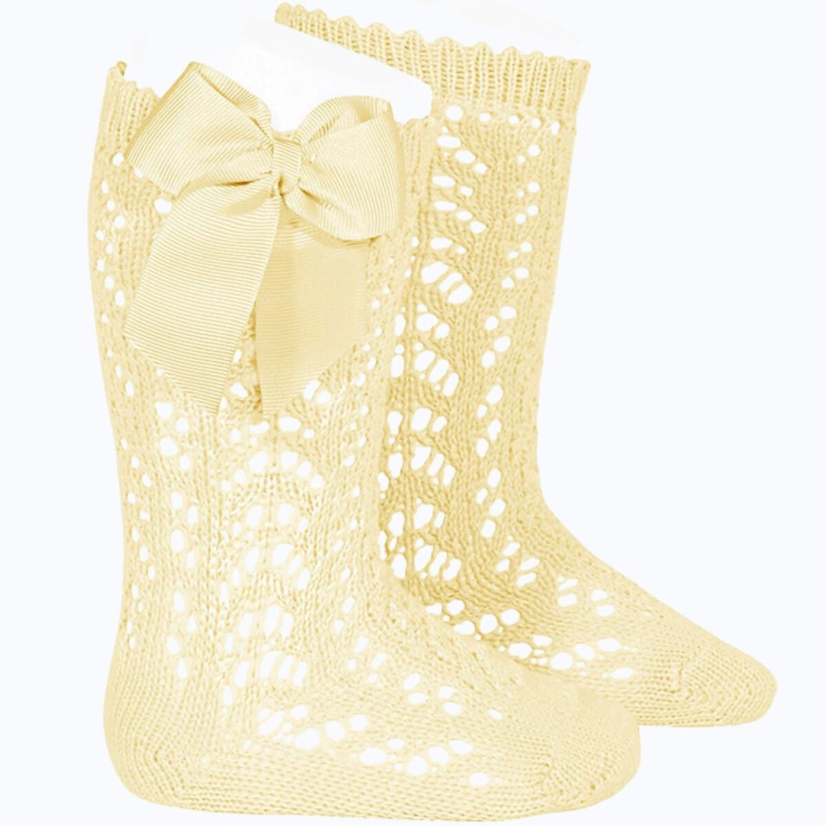 Pelerine knee high bow socks (various colours)