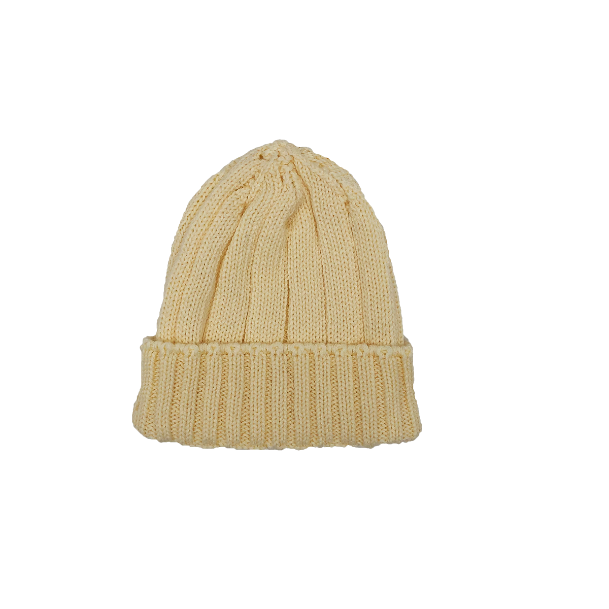 Ecru knitted hat