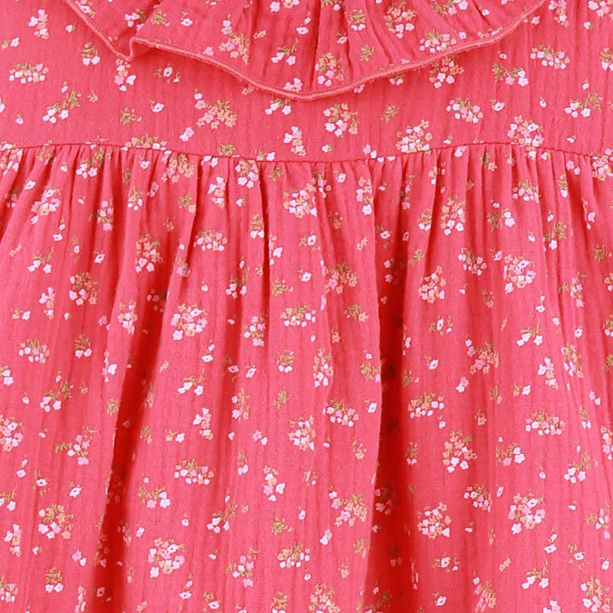 Rosalina red floral ditsy print dress