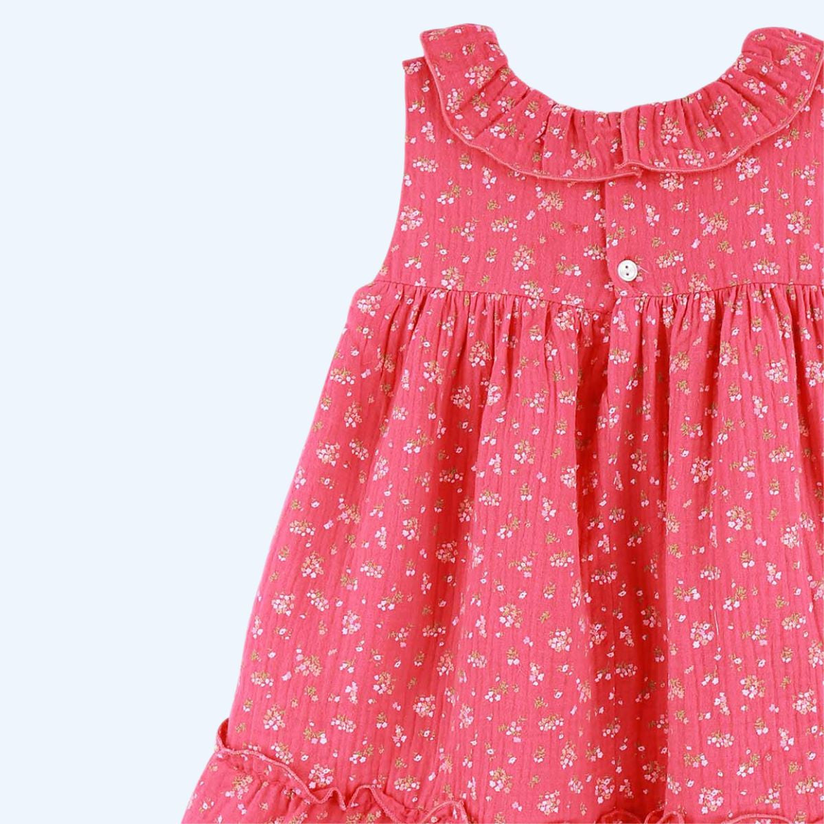 Rosalina red floral ditsy print dress