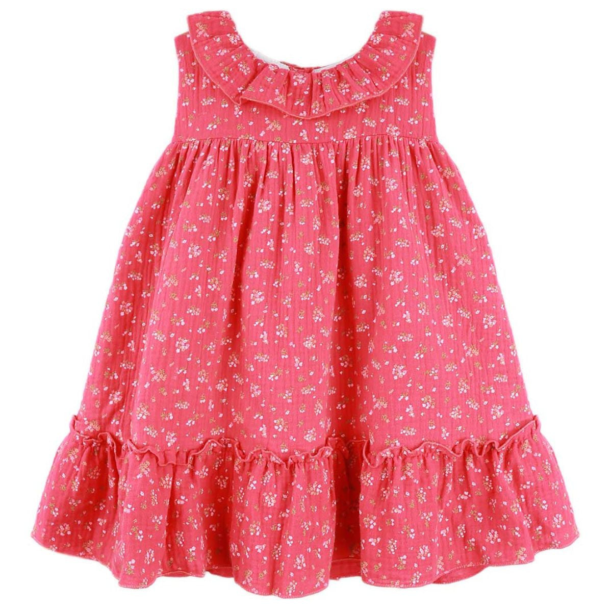 Rosalina red floral ditsy print dress