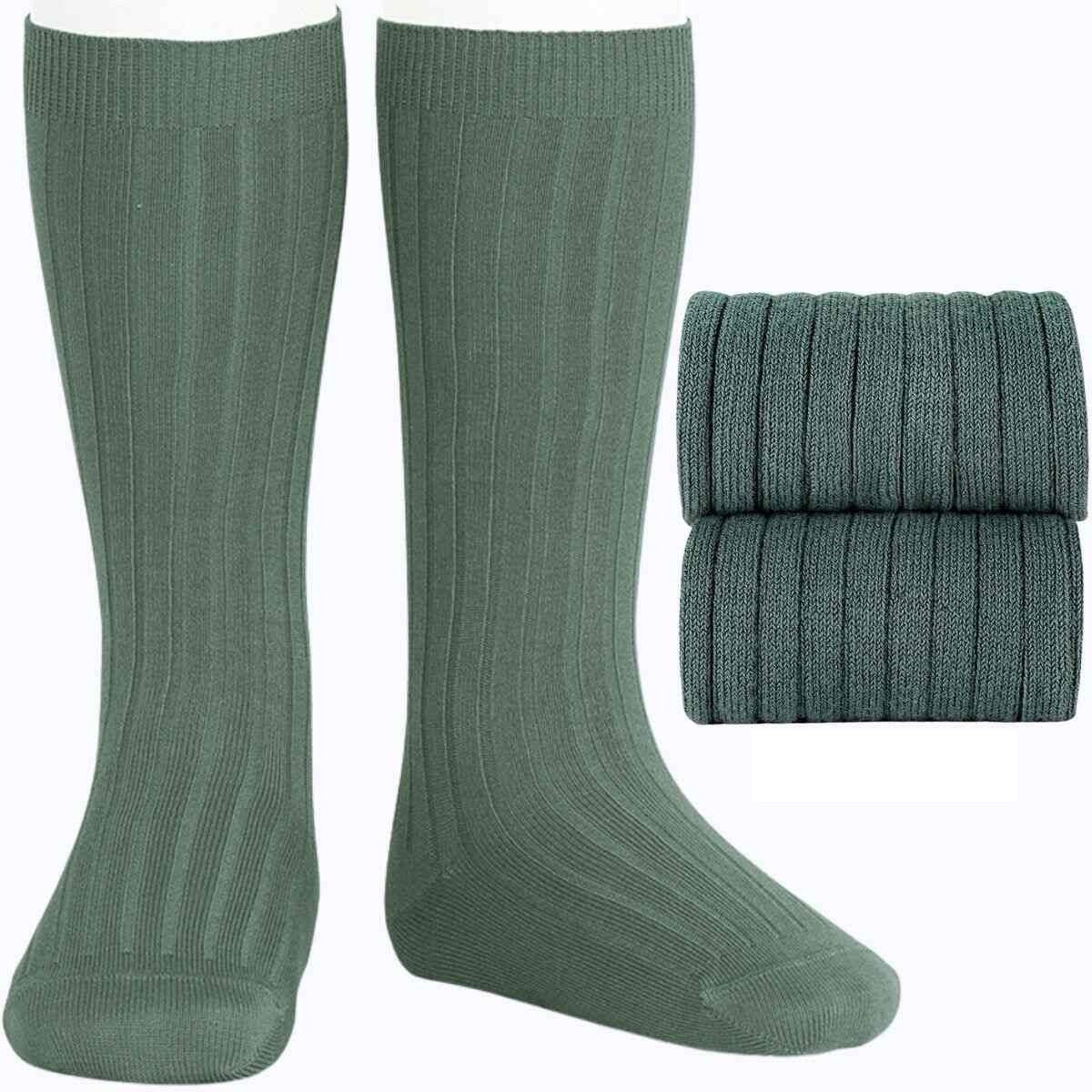 Ribbed knee high socks (various colours)