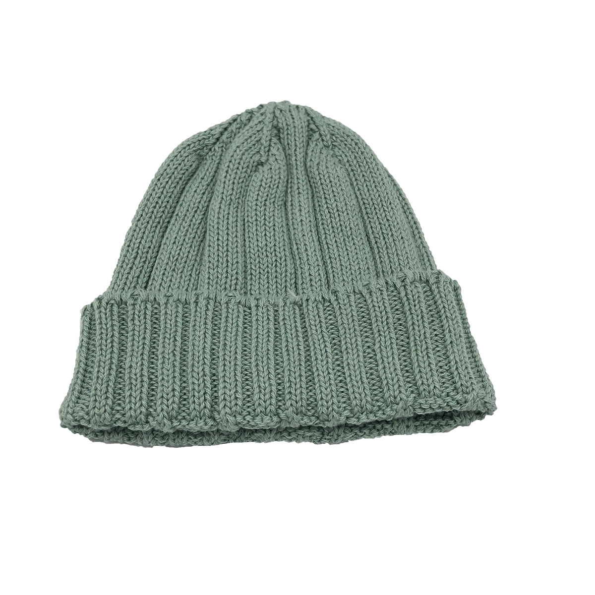 Olive knitted hat